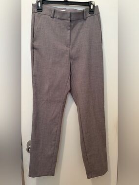 H&M: Women's Ankle Slacks, Slim Fit, Tapered, Color: Light Grey, Size: 6